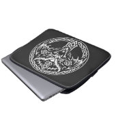 Housse Pour Ordinateur Portable Emblème Dragon Celtique par BurnsInHell (Devant bas)