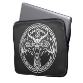 Housse Pour Ordinateur Portable Emblème Dragon Celtique par BurnsInHell (devant gauche)