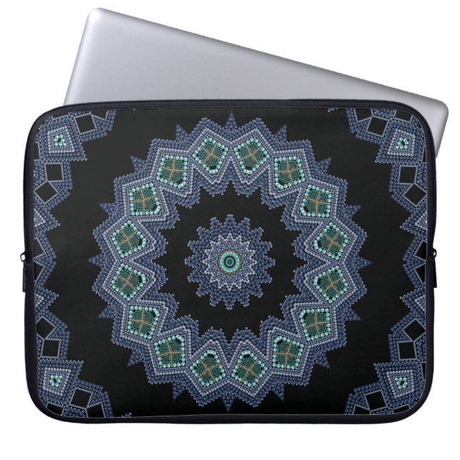Housse Pour Ordinateur Portable Embroidered beads (Devant)