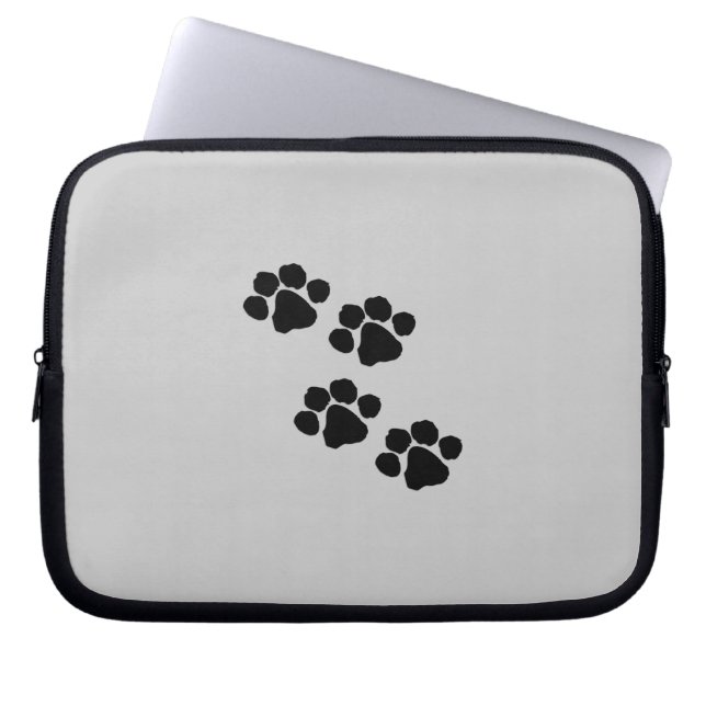 Housse Pour Ordinateur Portable Empreintes de pattes animaux (Devant)