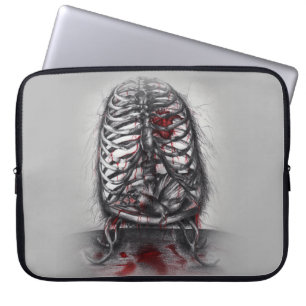 Housse pour ordinateur portable Empty Cage Anatomy