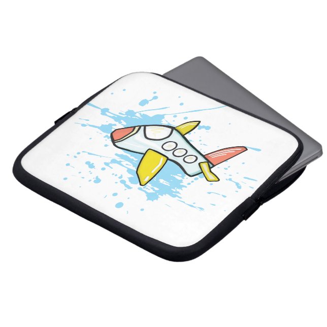 Housse Pour Ordinateur Portable En Vol (Devant haut)