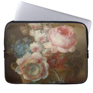 Housse Pour Ordinateur Portable Encore la vie avec les fleurs - Cornelis van Spaen