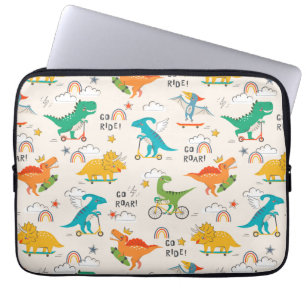 Housse Pour Ordinateur Portable Enfants Dinosaur Motif voyageur