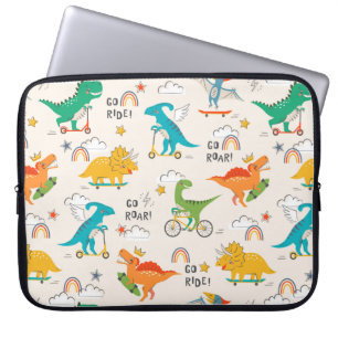 Housse Pour Ordinateur Portable Enfants Dinosaur Motif voyageur