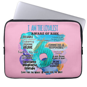Housse Pour Ordinateur Portable Enneagram Type 6 - Je Suis Loyaliste
