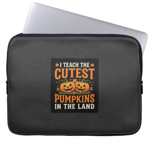 Housse Pour Ordinateur Portable Enseignant Halloween Citrouilles les Plus Mignonne