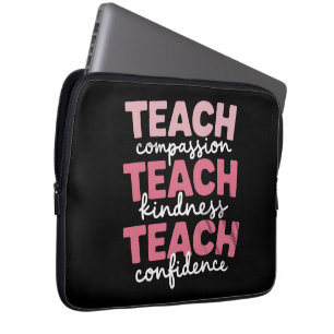 Housse Pour Ordinateur Portable Enseigner la vie mignonne de l'enseignant Éducatio