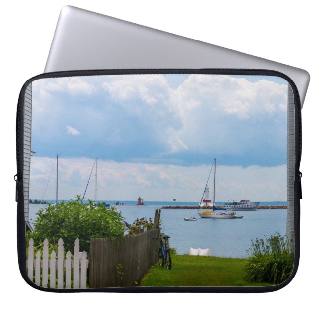 Housse Pour Ordinateur Portable Entre Maisons (Devant)