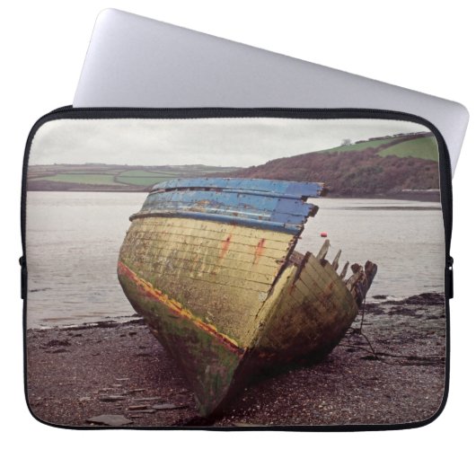 Housse Pour Ordinateur Portable Épave de bateau (Devant)