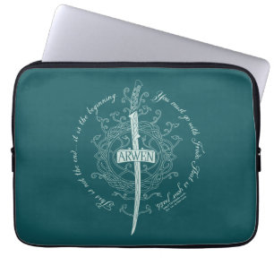 Housse Pour Ordinateur Portable Épée elfique ARWEN™ Citation