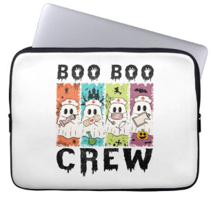 Housse Pour Ordinateur Portable Équipage Boo Boo infirmière d'Halloween