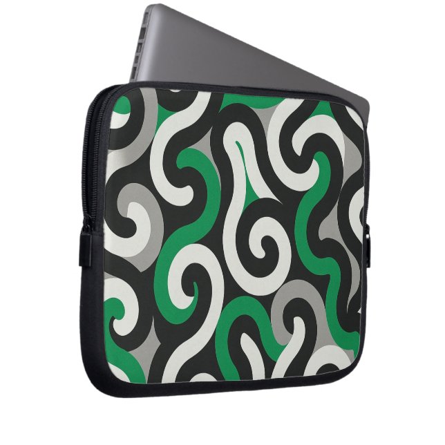 Housse Pour Ordinateur Portable Équipe verte (Devant droit)