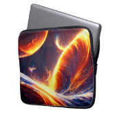 Housse Pour Ordinateur Portable Espace d'eau de feu (devant gauche)