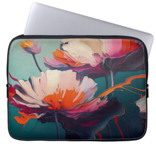 Housse Pour Ordinateur Portable Essence du jardin III – Mouvement floral lumineux