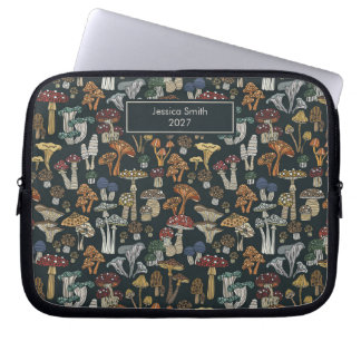 Housse Pour Ordinateur Portable esthétique Cottagecore champignons