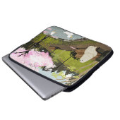 Housse Pour Ordinateur Portable Étang aux canards - Printemps (Devant bas)