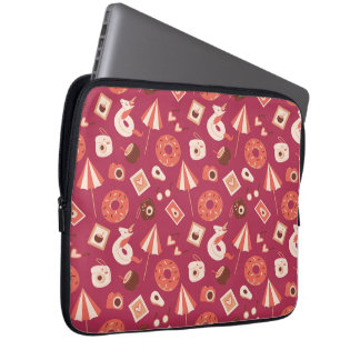 Housse Pour Ordinateur Portable Été Stuff Maroon Arrière - plan