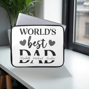 Housse Pour Ordinateur Portable Étui d'ordinateur personnalisé Meilleur Papa du Mo