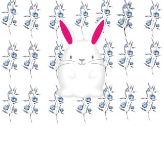 Housse Pour Ordinateur Portable étui lapin blanc