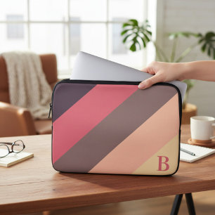 Housse Pour Ordinateur Portable Étui pour ordinateur portable avec monogramme et b