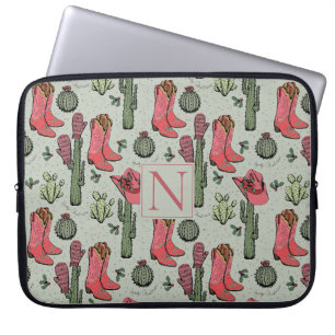 Housse Pour Ordinateur Portable Étui pour ordinateur portable Cowgirl Christmas Mo