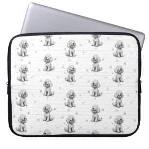 Housse Pour Ordinateur Portable Étui pour ordinateur portable Doodle Dog