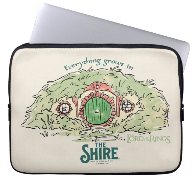 Housse Pour Ordinateur Portable Everything Grows in THE SHIRE™ (Devant)