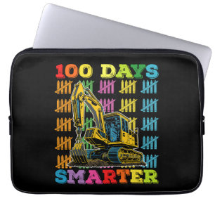 Housse Pour Ordinateur Portable Excavatrice 100 jours plus intelligente 100e jour