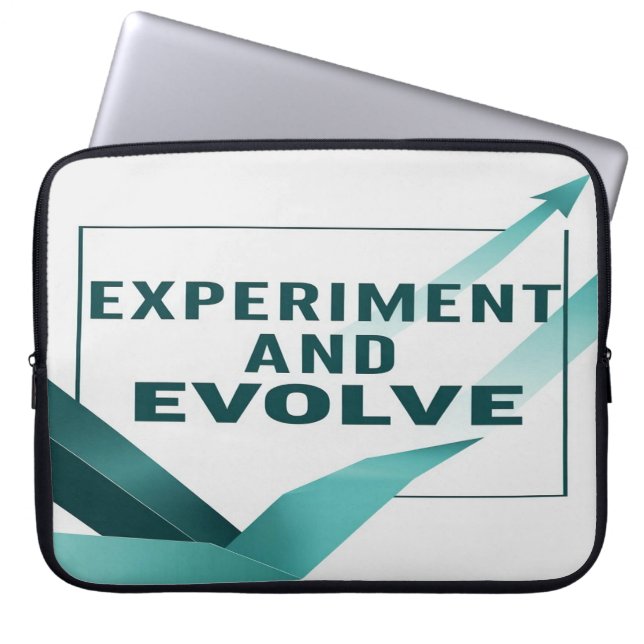 Housse Pour Ordinateur Portable Expérimentez et évoluez (Devant)