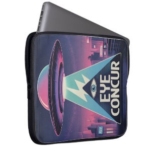 HOUSSE POUR ORDINATEUR PORTABLE EYE CONCUR ALIEN PYRAMID POWER