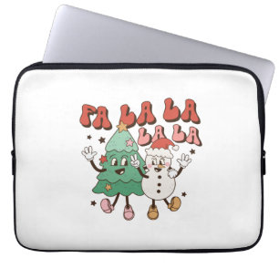 Housse Pour Ordinateur Portable Fa cadeau de Noël La La La La