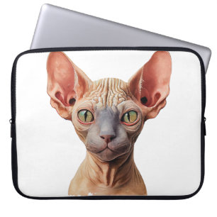 HOUSSE POUR ORDINATEUR PORTABLE FACE CAT SPHYNX SANS COUPE