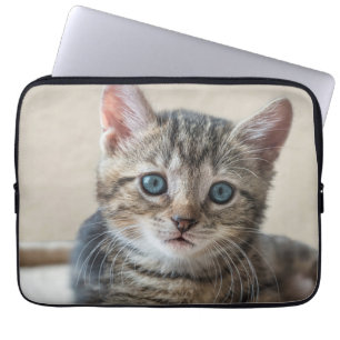 Housse Pour Ordinateur Portable Face de chat mignonne