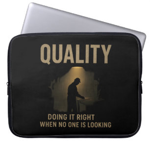 Housse Pour Ordinateur Portable Faire les choses correctement - Motivation de l'in