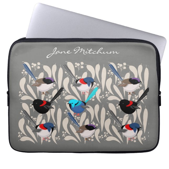 Housse Pour Ordinateur Portable Fairy Wrens (Devant)