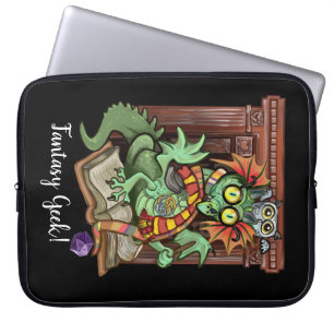 Housse Pour Ordinateur Portable Fan Dragon "Geek Imaginaire !"
