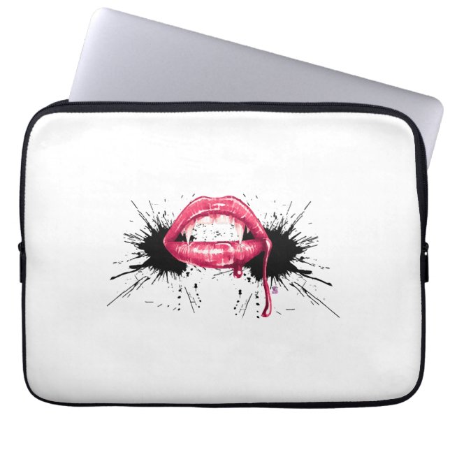 Housse Pour Ordinateur Portable Fangs Splash (Devant)
