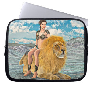 Housse Pour Ordinateur Portable Fantaisie de la Reine Lion
