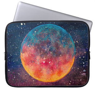 Housse Pour Ordinateur Portable Fantastique peinture à l'huile belle grande planèt