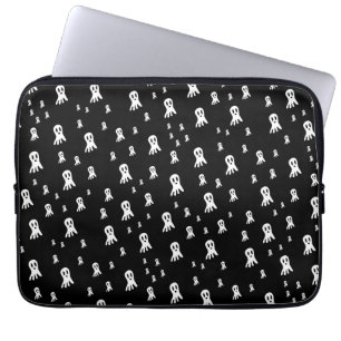 Housse Pour Ordinateur Portable Fantômes d'Halloween foncé