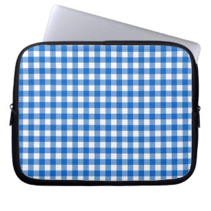Housse Pour Ordinateur Portable Faye & Lauren En vichy Bleu