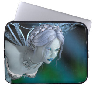 Housse Pour Ordinateur Portable Fée d'hiver