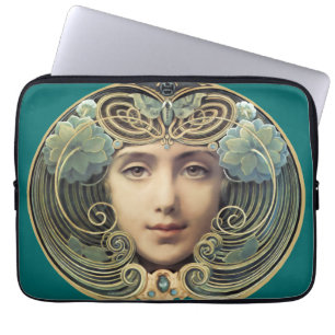 Housse Pour Ordinateur Portable Feminine Nouveau Beauté Vintage