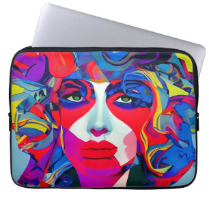 Housse Pour Ordinateur Portable Femme Abstraite