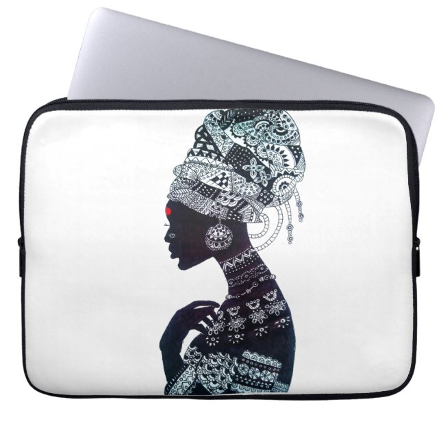 Housse Pour Ordinateur Portable Femmes Tribales Design (Devant)