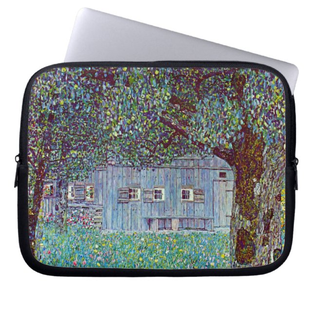 Housse Pour Ordinateur Portable Ferme en Haute-Autriche par Gustav Klimt (Devant)