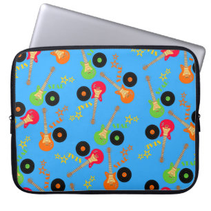 Housse Pour Ordinateur Portable Fête d'anniversaire Rock Star Boy