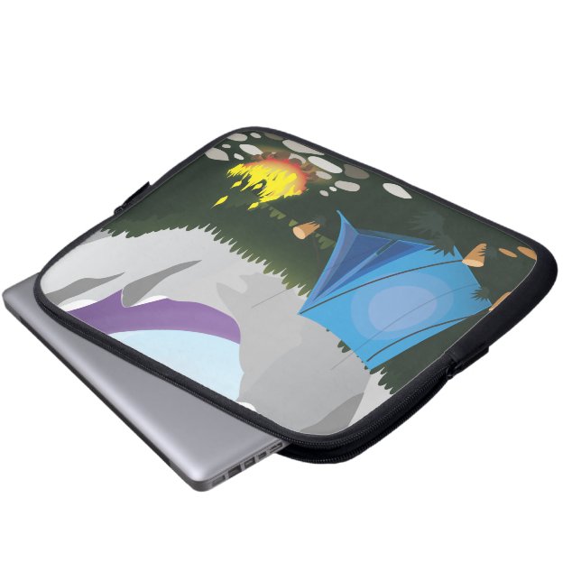 Housse Pour Ordinateur Portable Feu de camp (Devant bas)