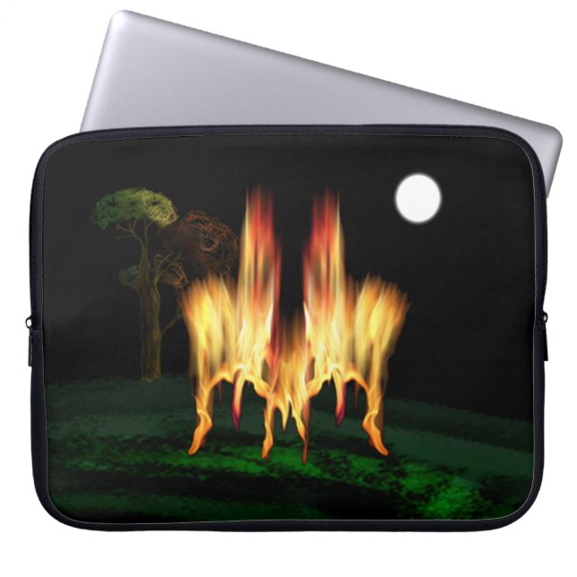 Housse Pour Ordinateur Portable Feu d'incendie (Devant)